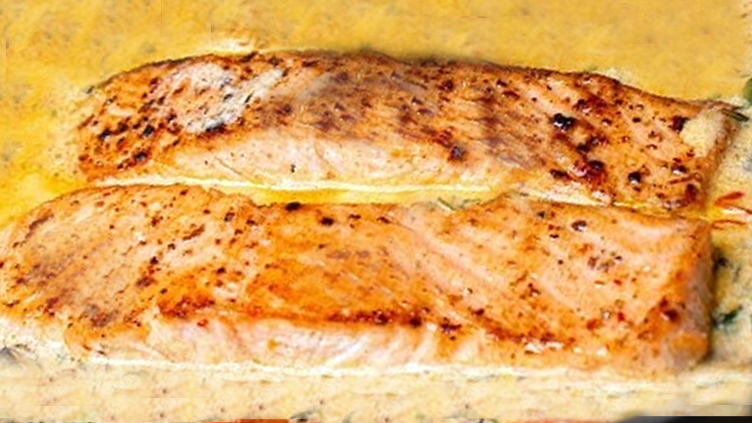 Pan-Fried Salmon with Watercress Sauce