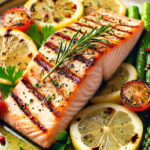 Grilled Lemon Herb Salmon